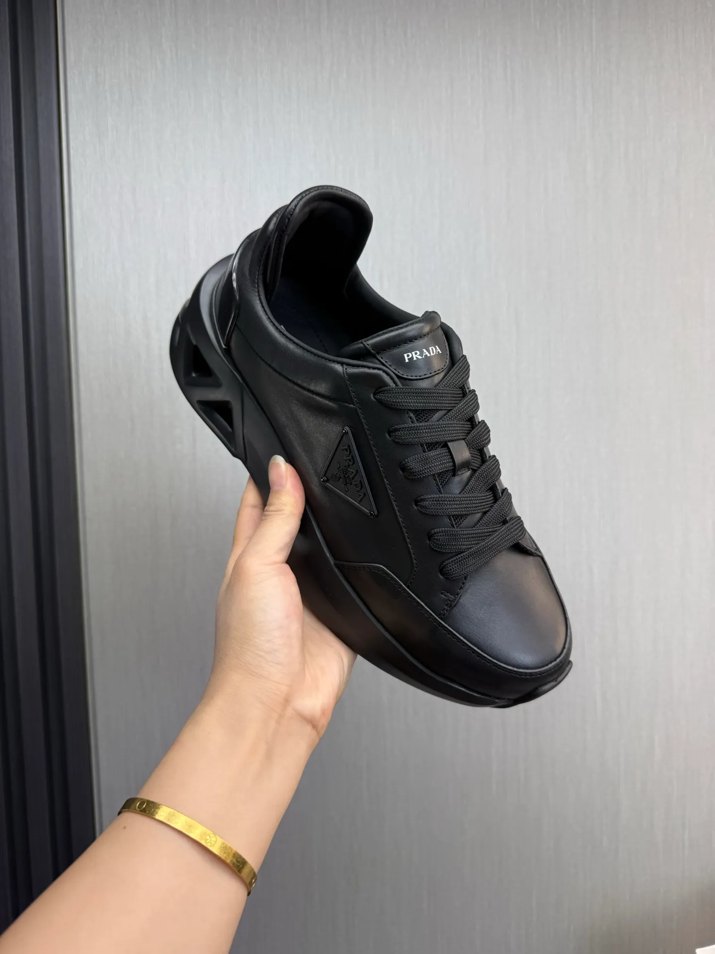 Men's shoes 💰660💰 [PRADA] Men's shoes are popular in the counter, high-quality shipments ✔️Official website synchronization, original imported cowhide + cowhide lining, 1⃣️ratio 1⃣️reproduction, original sole, 38-45